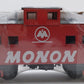 Weaver 81502 O Gauge Monon Caboose 3 Rail NIB
