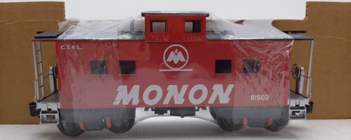 Weaver 81502 O Gauge Monon Caboose 3 Rail NIB