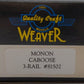 Weaver 81502 O Gauge Monon Caboose 3 Rail NIB