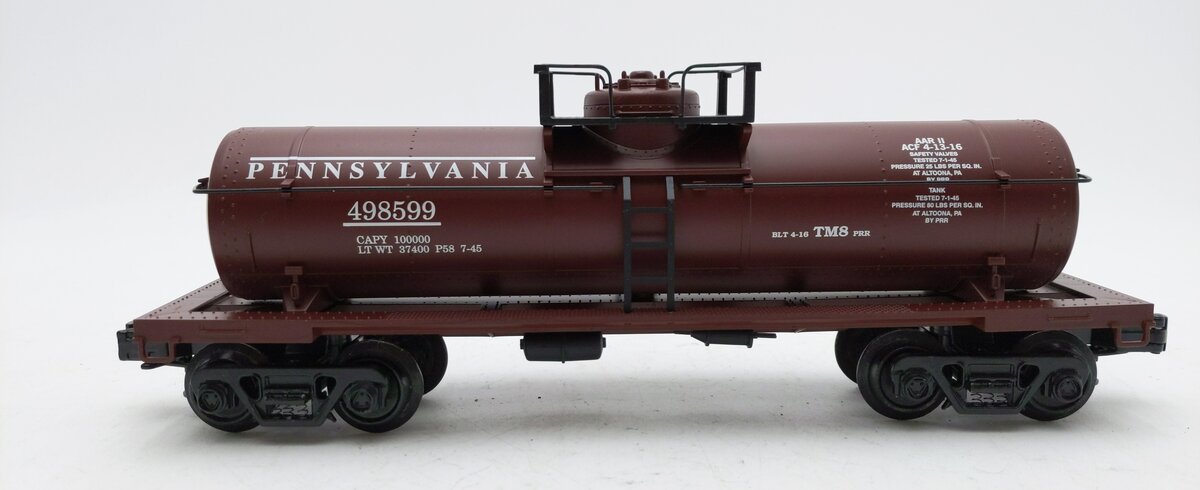 Industrial Rail 6002 O Gauge Pennsylvania Single Dome Tank Car #498599 LN/Box