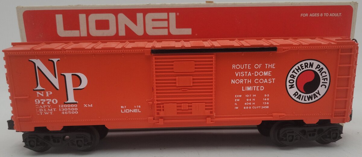 Lionel 6-9770 O Gauge Northern Pacific Boxcar #9770 EX/Box