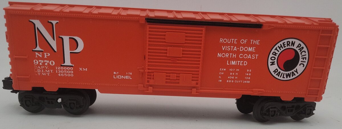 Lionel 6-9770 O Gauge Northern Pacific Boxcar #9770 EX/Box