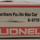 Lionel 6-9770 O Gauge Northern Pacific Boxcar #9770 EX/Box