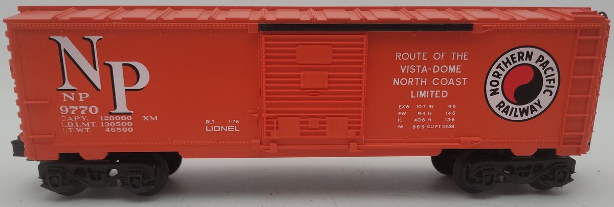 Lionel 6-9770 O Gauge Northern Pacific Boxcar #9770 EX/Box