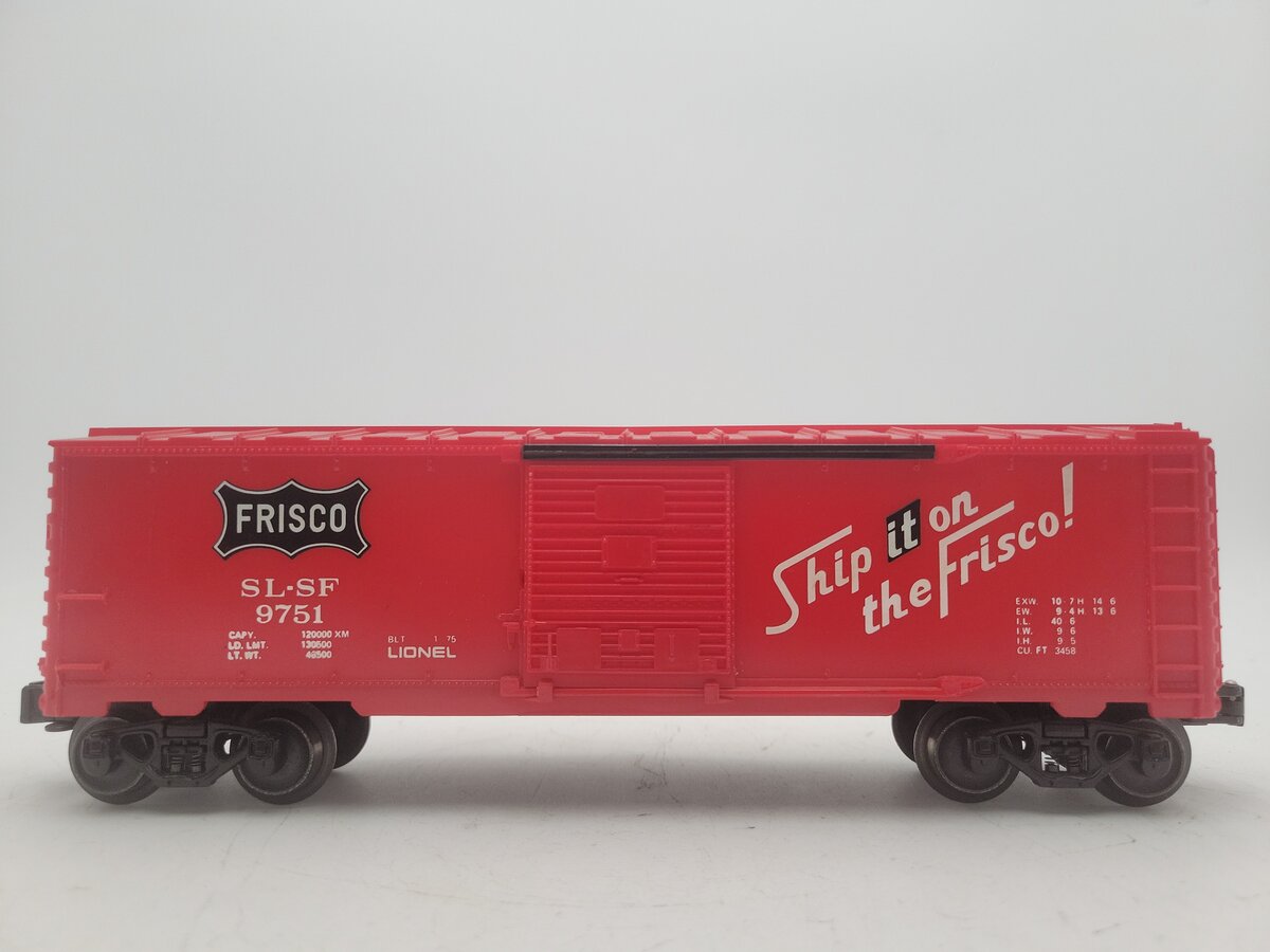 Lionel 6-9751 O Gauge Frisco Boxcar EX
