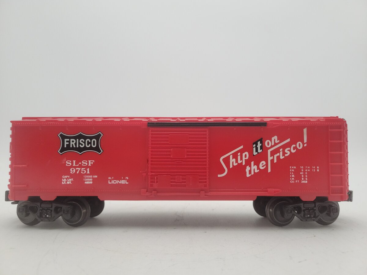 Lionel 6-9751 O Gauge Frisco Boxcar EX