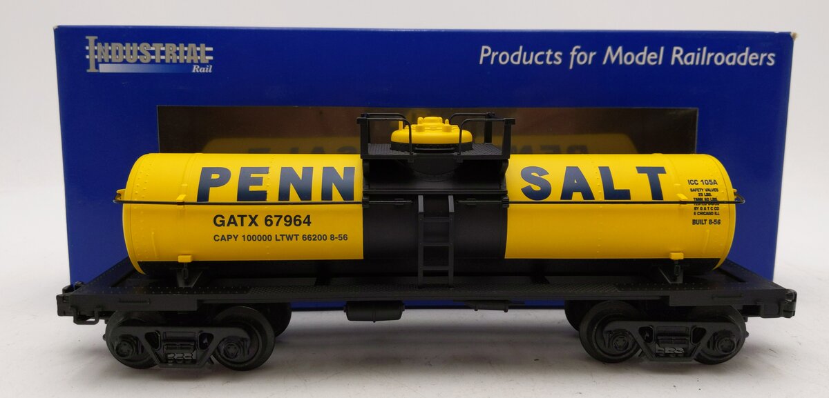 Industrial Rail IDM6001 O-27 Pennsylvania Salt Tank Car LN/Box