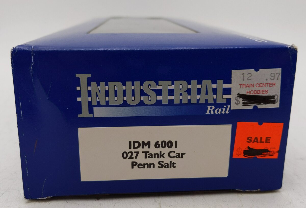 Industrial Rail IDM6001 O-27 Pennsylvania Salt Tank Car LN/Box
