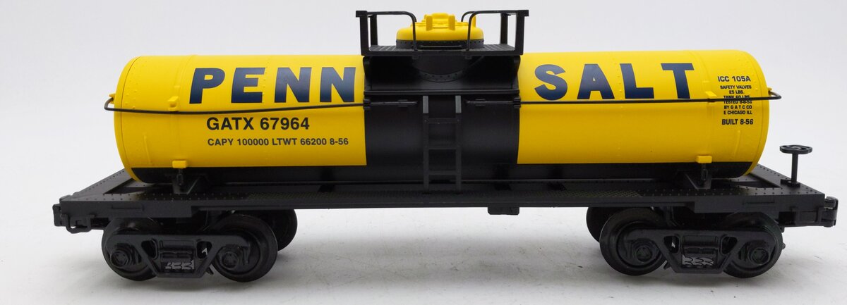 Industrial Rail IDM6001 O-27 Pennsylvania Salt Tank Car LN/Box