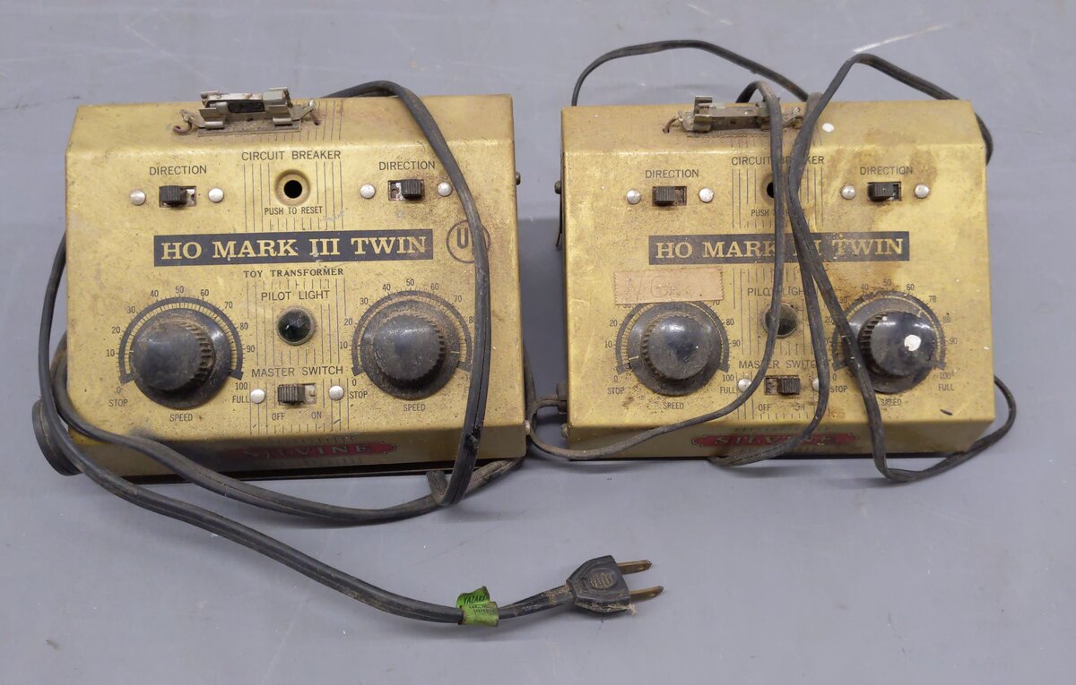 Silvine HO Scale Vintage Mark III Twin Transformer (Box of 2) VG