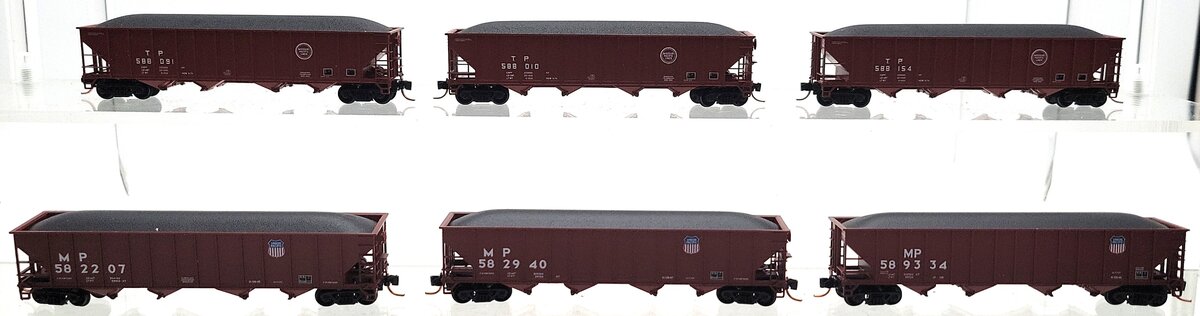Trainworx N Assorted Hoppers: 582207, 582940, 589334, 588010, 588091, 588154 [6] LN/Box