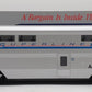 Williams O Gauge Amtrak Superliner Aluminum Dining Car #38039 EX/Box