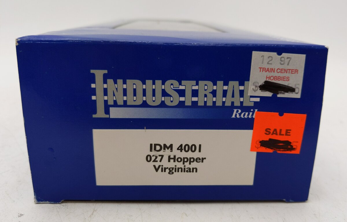Industrial Rail 4001 O Gauge Virginian O27 Hopper Car w/ Coal Load #23332 LN/Box