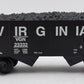 Industrial Rail 4001 O Gauge Virginian O27 Hopper Car w/ Coal Load #23332 LN/Box
