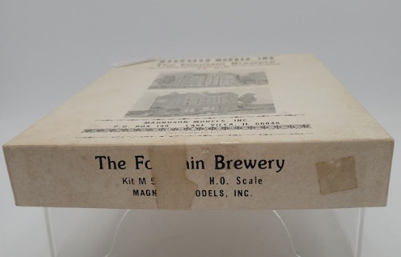 Magnuson Models M510 HO Scale The Fountain Brewery Building Kit EX/Box