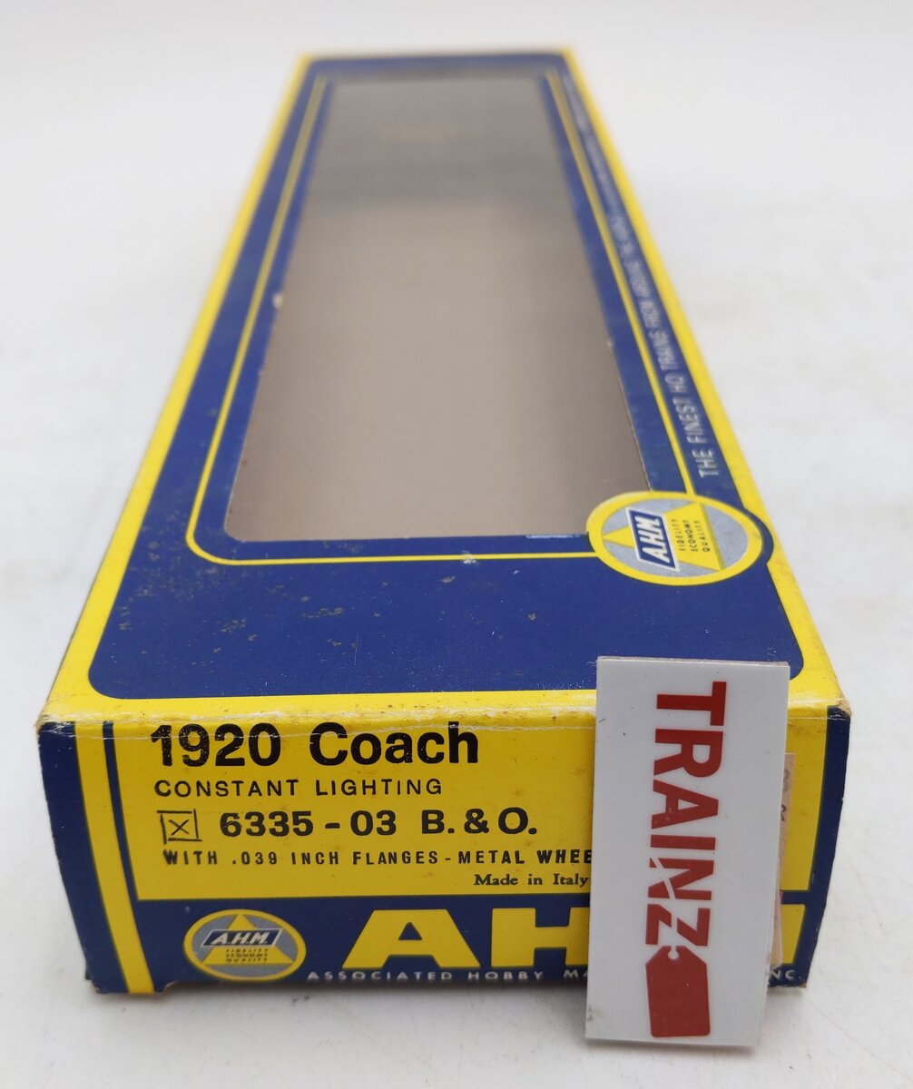 AHM 6314 HO Scale Baltimore & Ohio Coach Car #4151 LN/Box