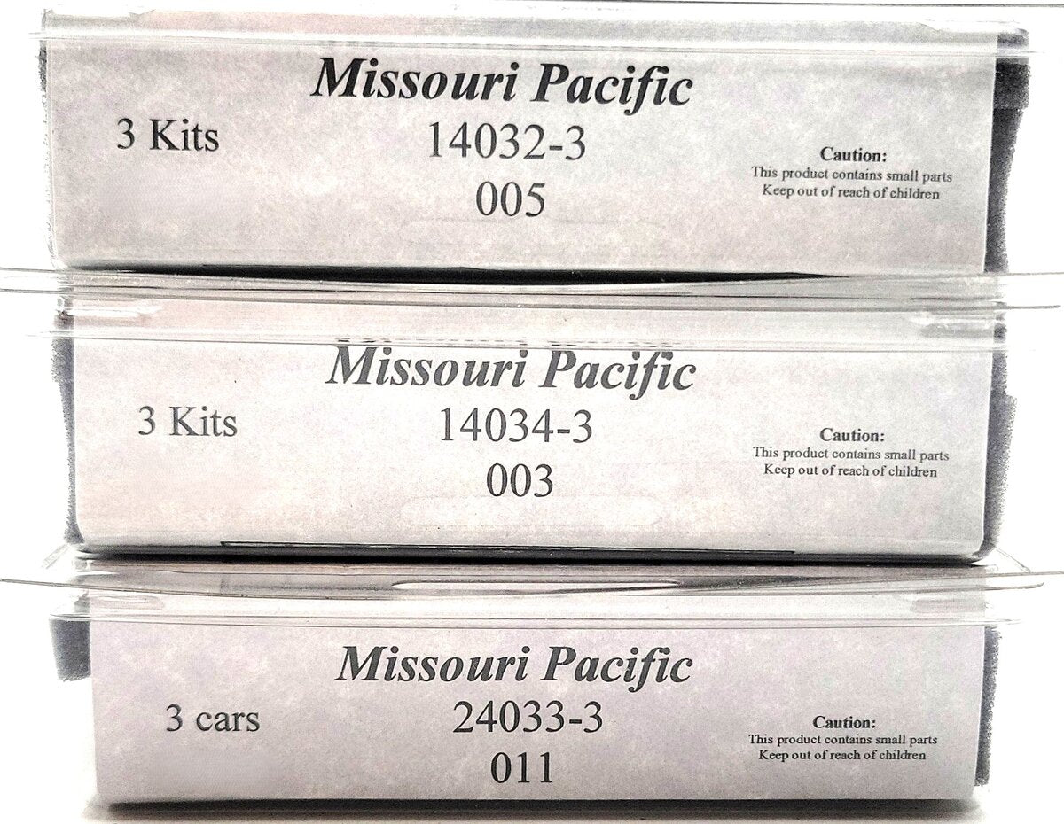 Trainworx N Assorted Missouri Pacific Hoppers [9] LN/Box