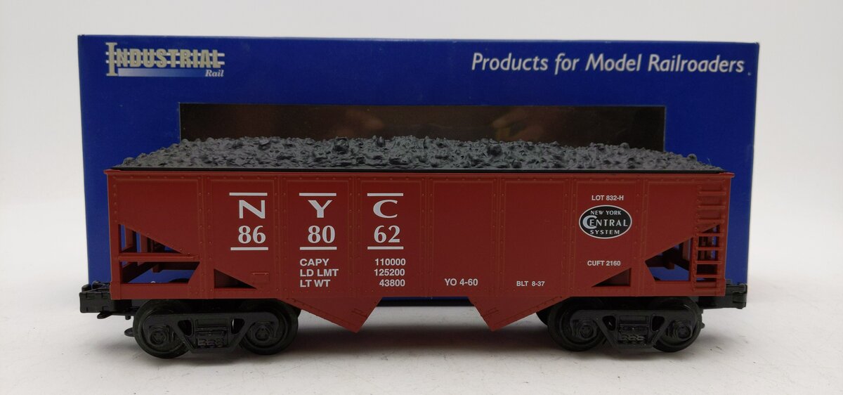 Industrial Rail 4003 O Gauge New York Central Hopper w/Coal #868062 LN/Box