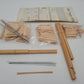 Campbell Scale Models 761 HO Scale 50' Deck Timber Bridge Laser Cut Wood Kit LN/Box
