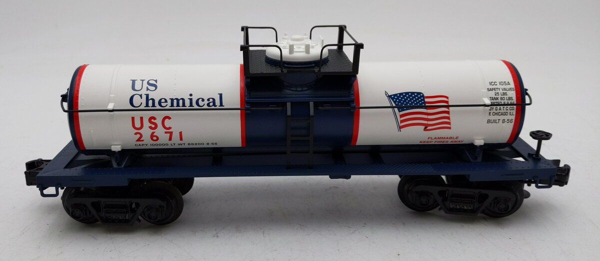 Industrial Rail 6006 O Gauge US Chemical  Single Dome Tank Car #2671 LN/Box