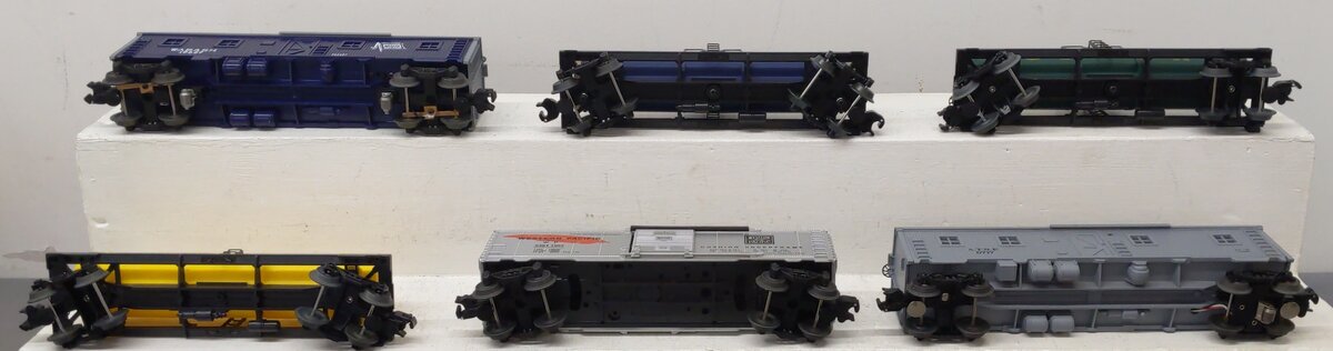 Lionel O Assorted Freight Cars 19657, 29610, 87956, 16126, 6464, 5717 [6] EX/Box