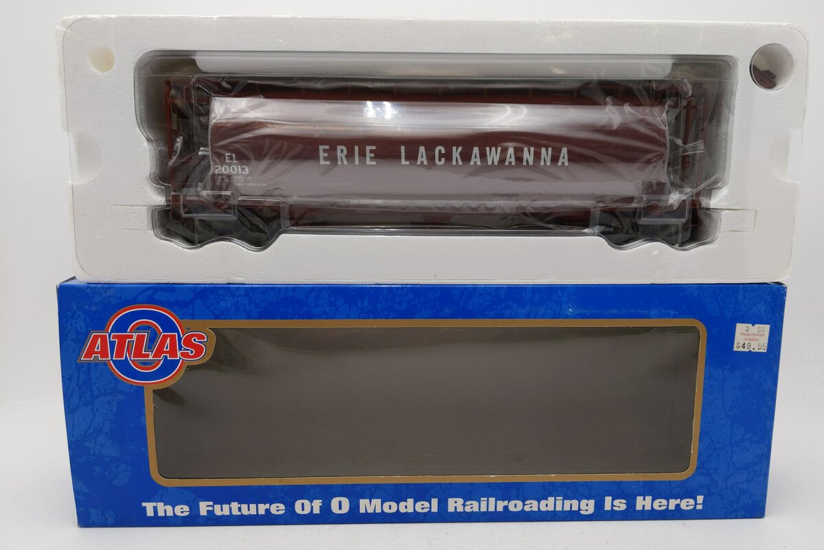 Atlas 6303-2 O Erie Lackawanna ACF 3-Bay Cylindrical Hopper Car #20013 (3 Rail) NIB