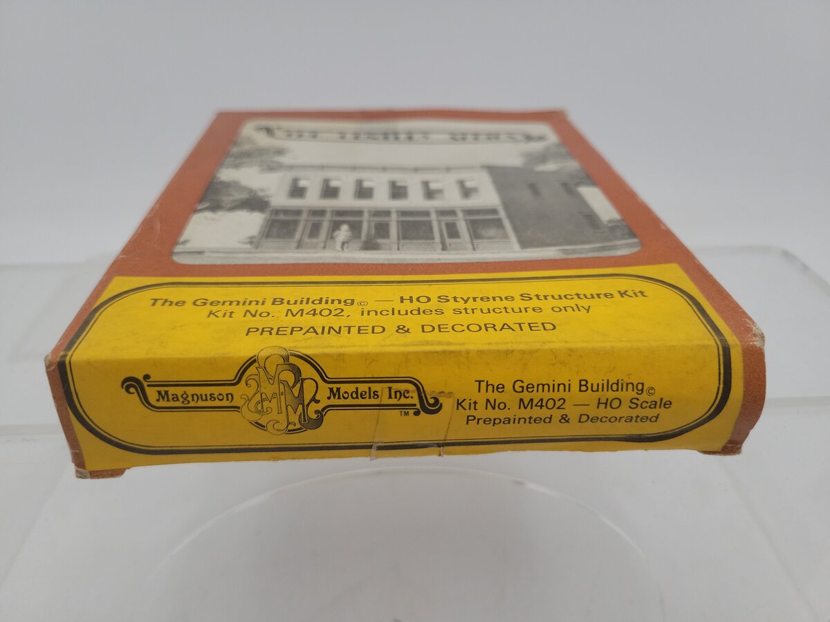 Magnuson Models M402 HO Scale The Gemini Building Styrene Structure Kit EX/Box