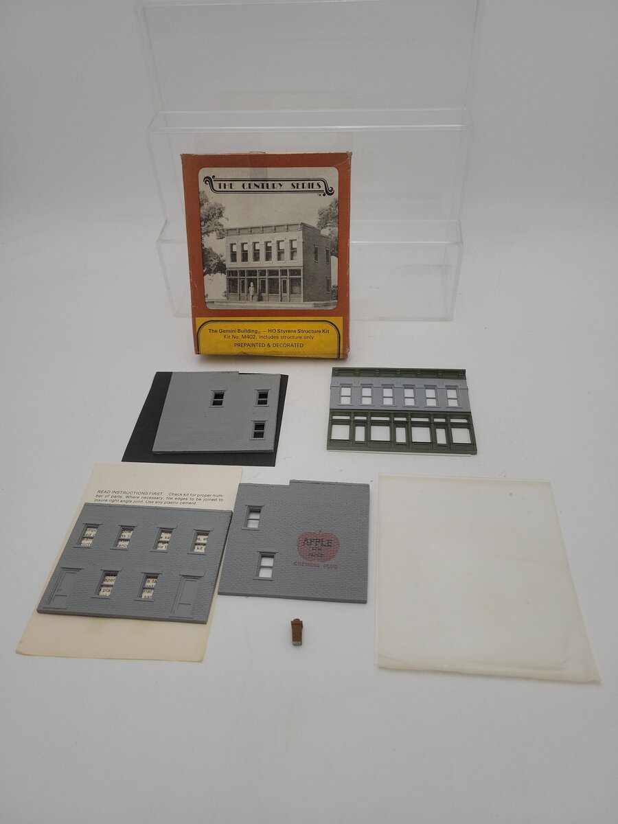 Magnuson Models M402 HO Scale The Gemini Building Styrene Structure Kit EX/Box