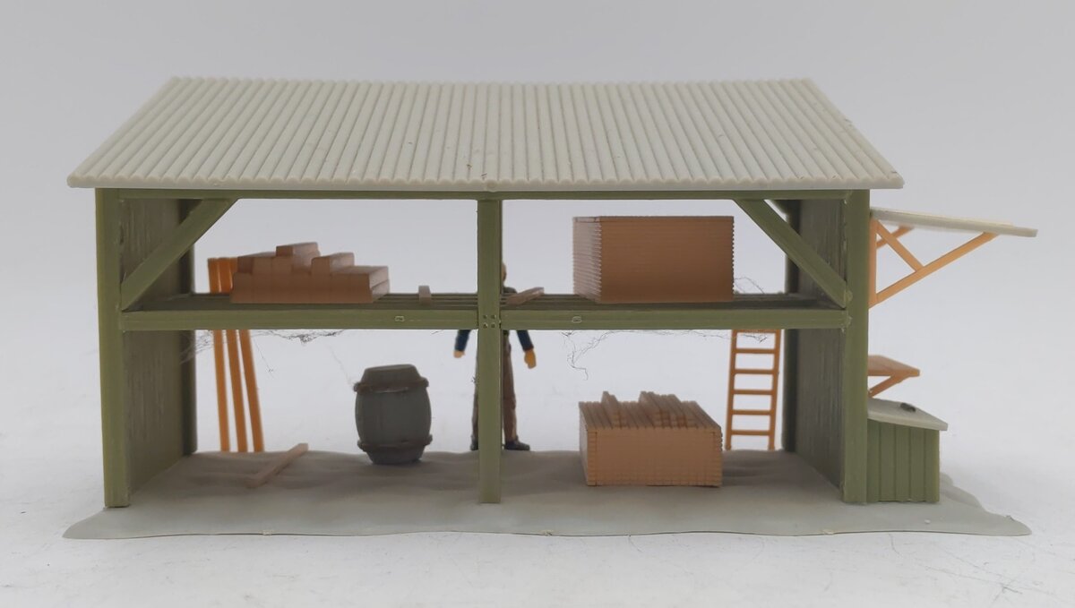 Lionel 6-2720 O And O27 Gauge Lumber Shed Building Kit LN