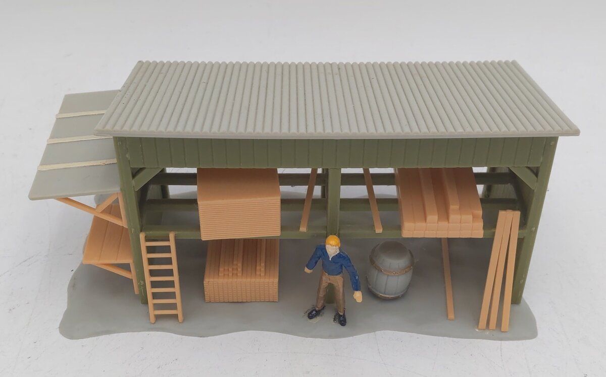 Lionel 6-2720 O And O27 Gauge Lumber Shed Building Kit LN