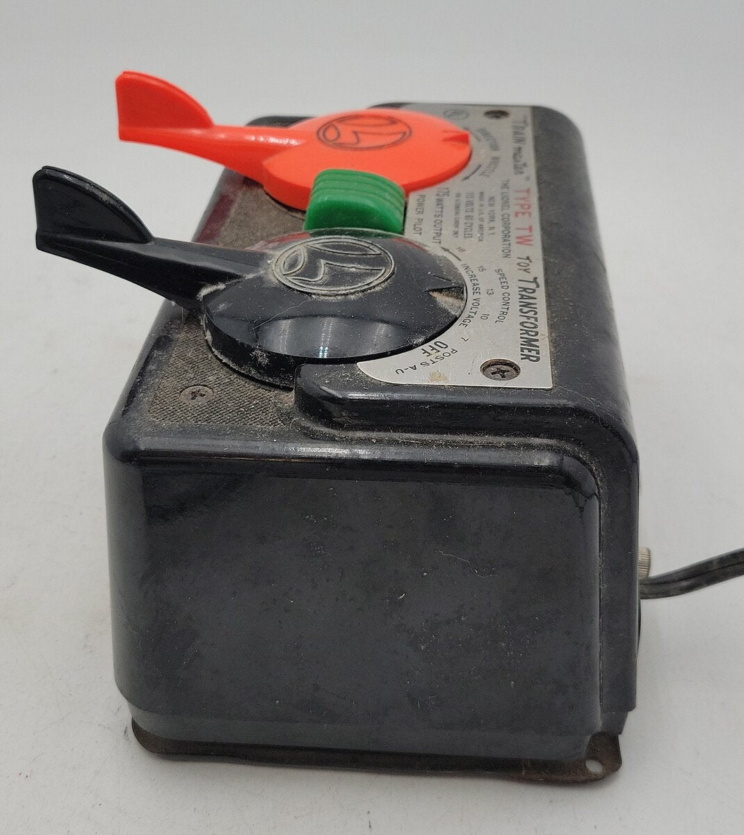Lionel TW Vintage 175 Watt O Gauge Toy Trainmaster Transformer VG