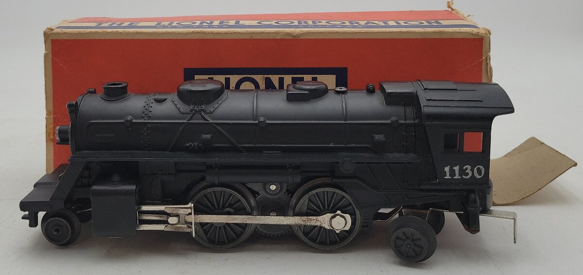 Lionel 1130 Vintage O 2-4-2 Steam Locomotive VG/Box