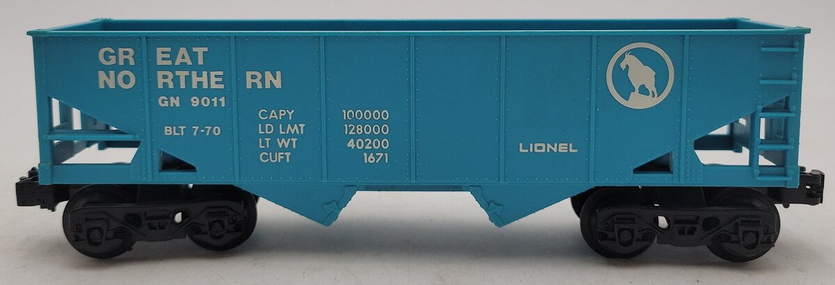 Lionel 6-9011 O Gauge Great Northern 2-Bay Hopper EX