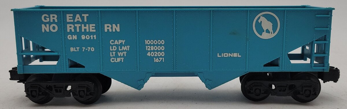 Lionel 6-9011 O Gauge Great Northern 2-Bay Hopper EX