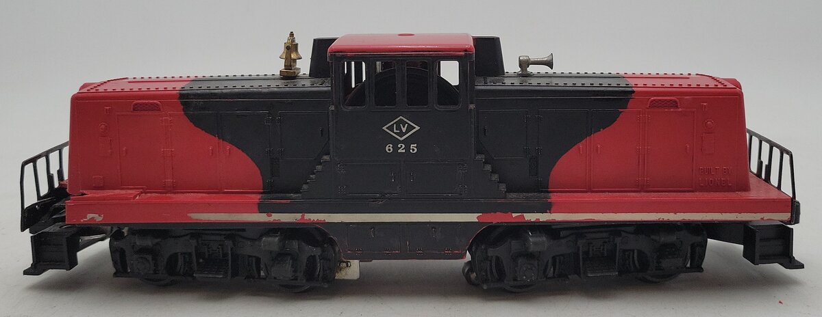 Lionel 625 Vintage O Lehigh Valley Red & Black 44 Ton Diesel Switcher VG