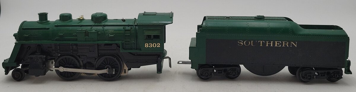 Lionel 6-8302 O Southern 0-4-0 Steam Loco & Tender EX