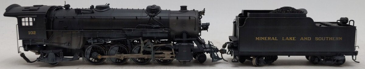 PFM HO Scale BRASS Southern RR Ms-4 2-8-2 w/Worthington FWH EX/Box