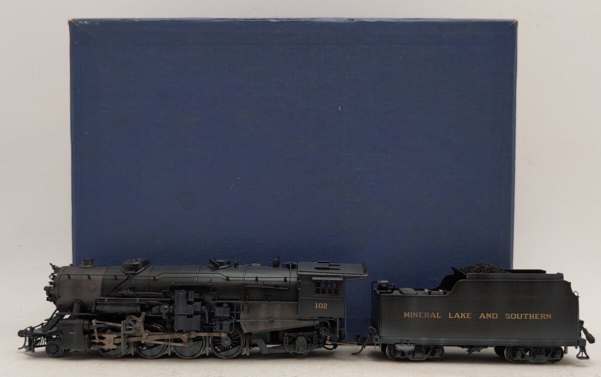 PFM HO Scale BRASS Southern RR Ms-4 2-8-2 w/Worthington FWH EX/Box