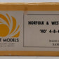 Sunset Models HO Brass Norfolk & Western "J" 4-8-4 Steam Locomotive & Tender EX/Box