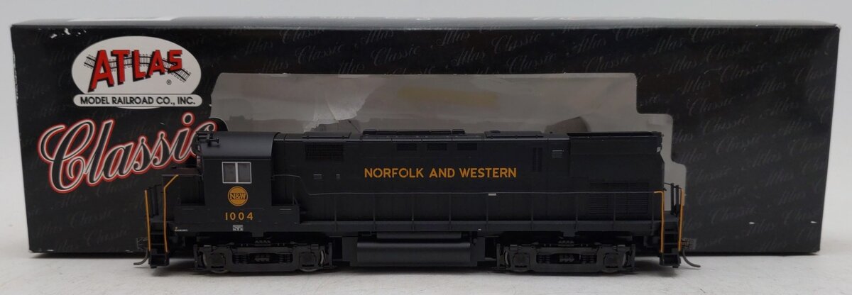 Atlas 9365 HO Scale N&W C425 Powered Diesel Locomotive #1004 EX/Box