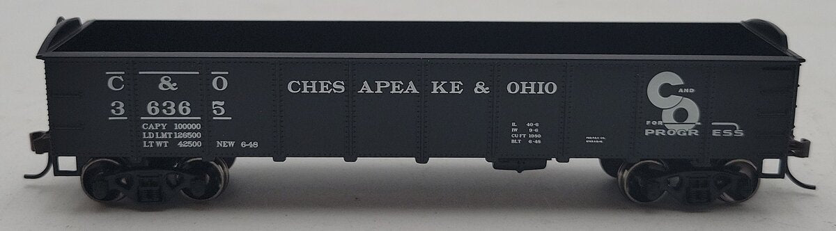 Athearn 94301 HO Scale C&O 40' Gondola #36365 NIB