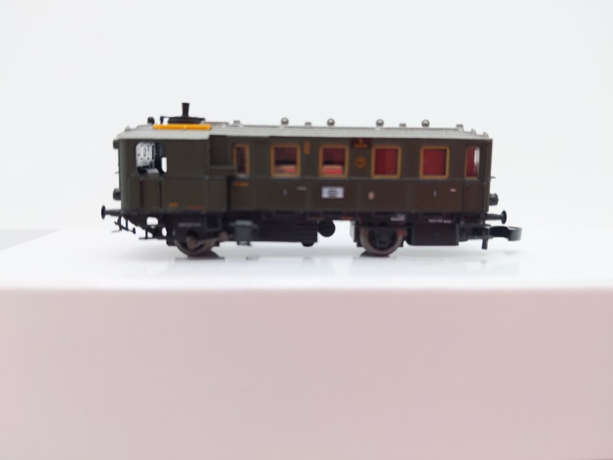 Marklin 88147 Z Scale GDR Kittle Ci dT 1 Class Steam-powered Rail Car #5 EX/Box