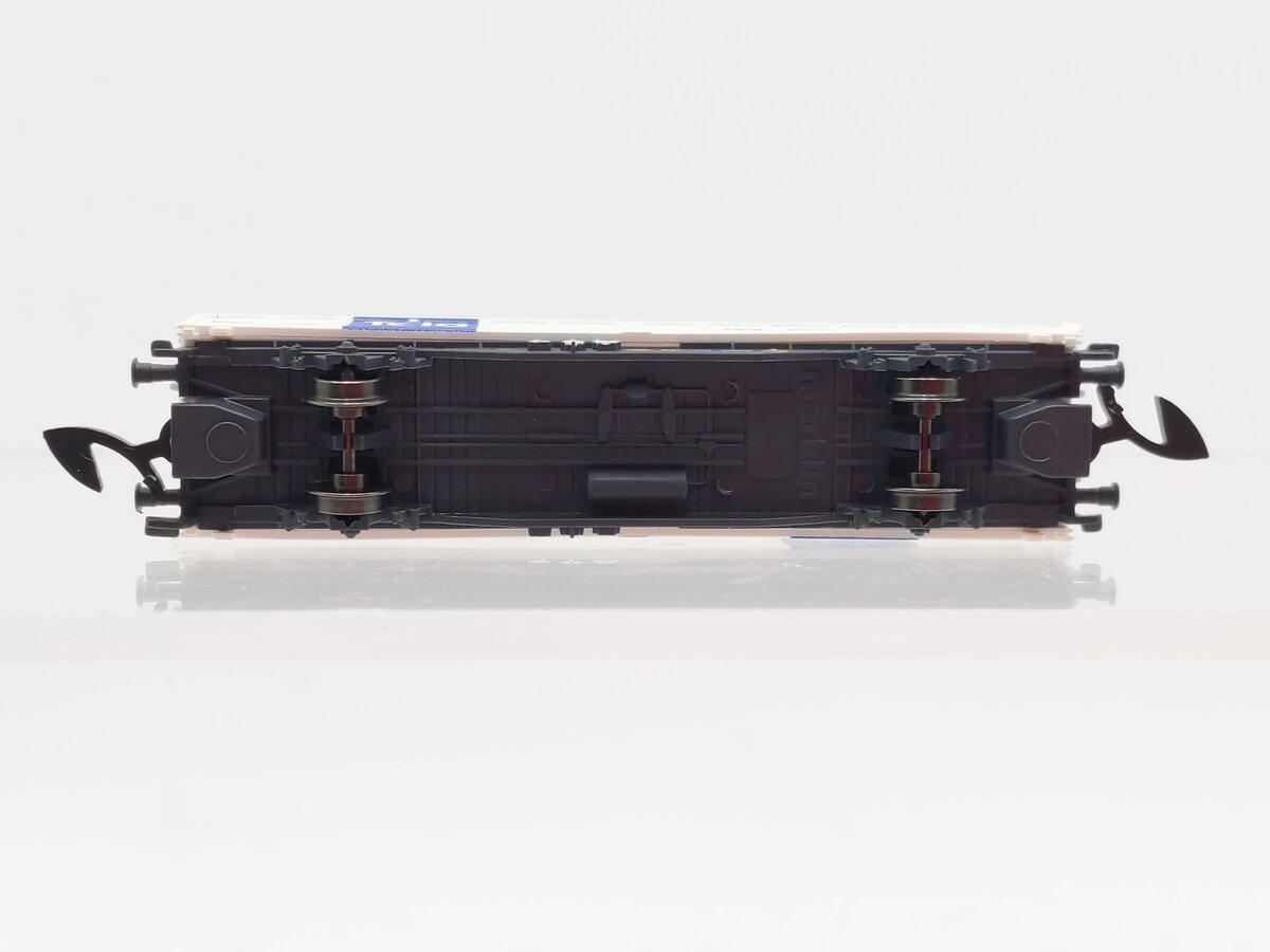 Marklin 82384 Z Swiss Federal Railway Type Hbbins Sliding Wall Boxcar LN/Box