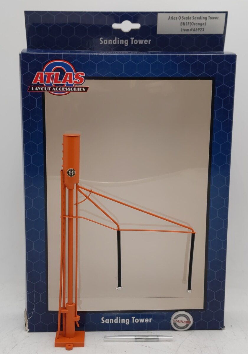 Atlas 66923 O Scale BNSF (Orange) Sanding Tower LN/Box