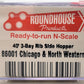 Roundhouse 86001 N-Scale Chicago & North Western 3-Bay Steel Open Hopper #135289 LN/Box