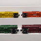 Lionel O Assorted Freight Cars 5728, 5724, 5726, 5733[4] EX/Box