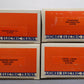 Lionel O Assorted Freight Cars 5728, 5724, 5726, 5733[4] EX/Box