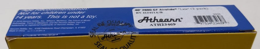 Athearn ATH23469 N Scale Burlington Northern GATC 2600 Airslide Hopper Set 3 NIB