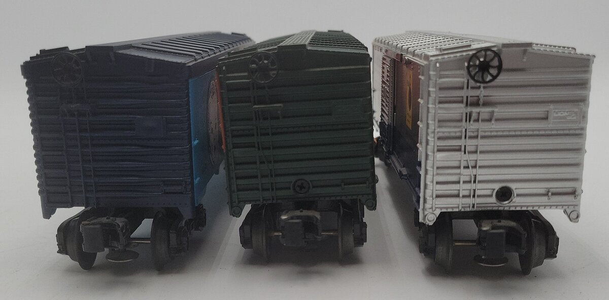 Lionel O Gauge Assorted Box Cars: #9420, #9449, #9877 [3] EX