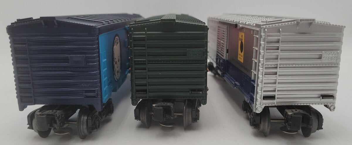 Lionel O Gauge Assorted Box Cars: #9420, #9449, #9877 [3] EX